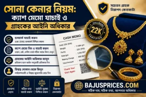 সোনা কেনার নিয়ম: ক্যাশ মেমো যাচাই ও গ্রাহকের আইনি অধিকার